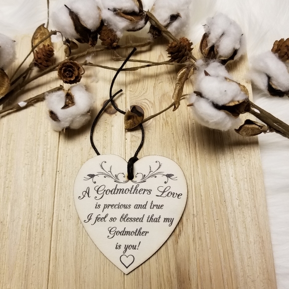 Very nice Godmother wood hanging sign - Picture 6 of 6